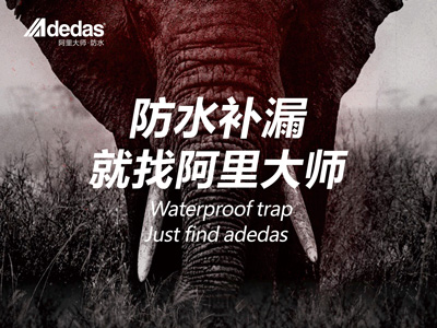 ADEDAS|“阿里大師，大師補(bǔ)漏”——阿里防水品牌名片